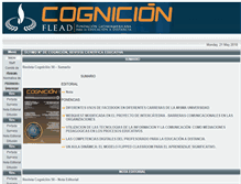 Tablet Screenshot of cognicion.net
