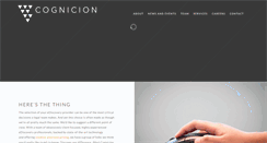 Desktop Screenshot of cognicion.com