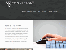 Tablet Screenshot of cognicion.com